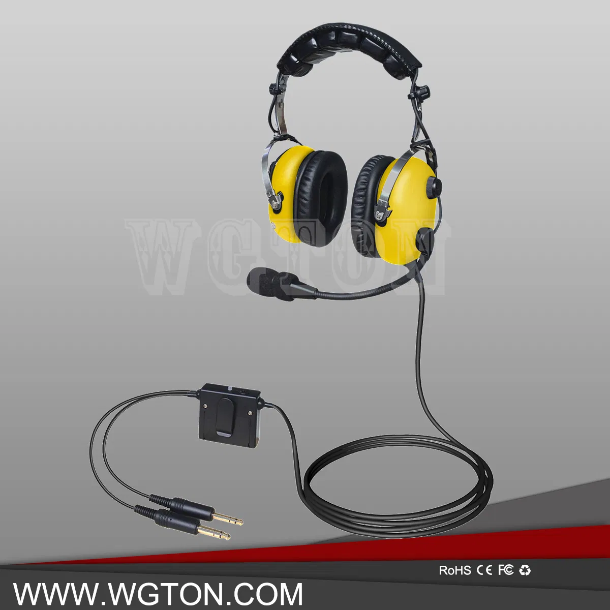 Aviation Headset for Pilots, Aviation Headset with Comfort Ear Seals, 24dB Noise Cancelling, MP3 Support