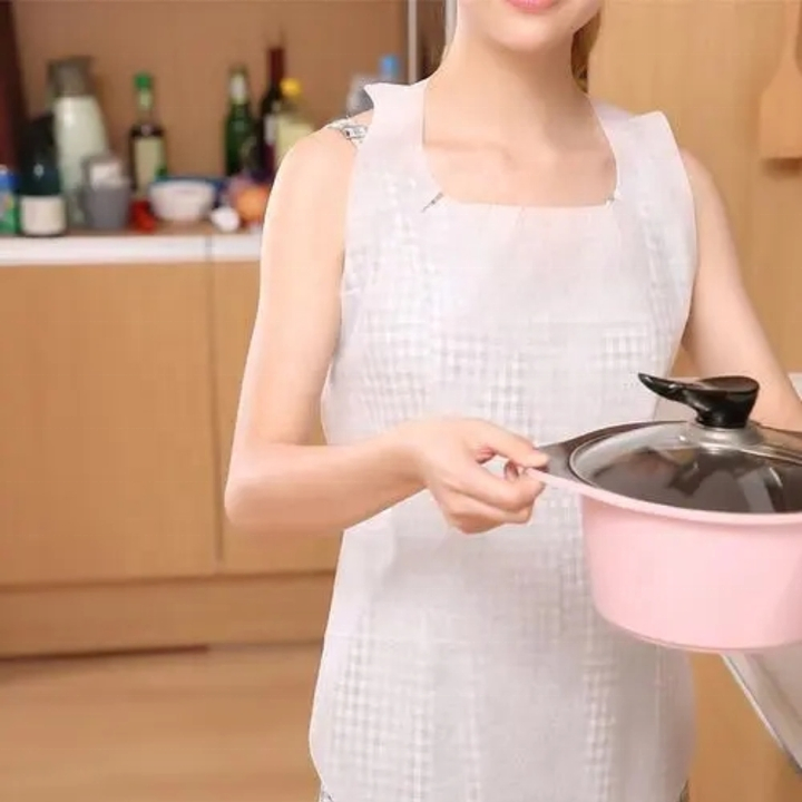 Custom Disposable Non-Woven Fabric Apron for Hot Pot Restaurant