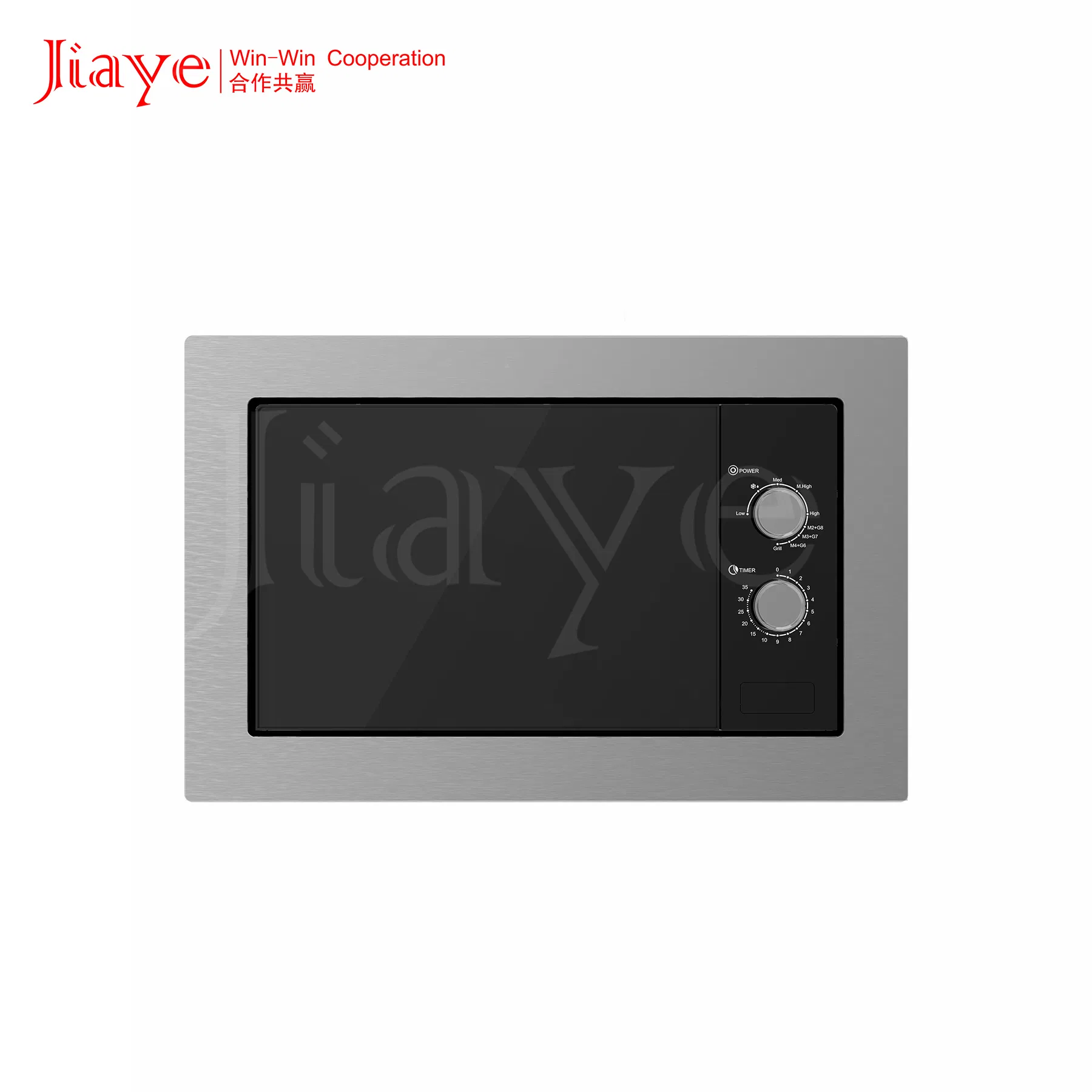 Sleek Built-in Microwave Oven with User-Friendly Mechanical Control