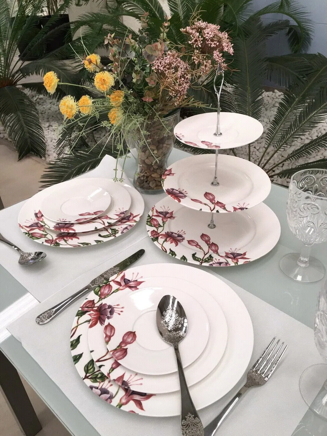 Ceramic Dinner Set with Different Combinations