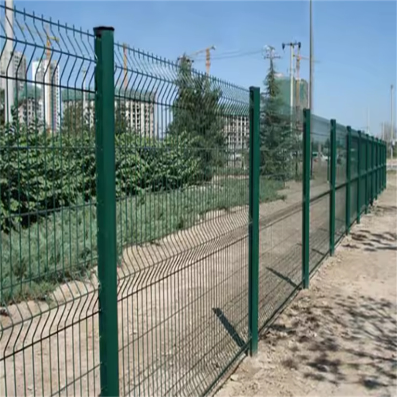Galvanized and PVC Coated 3D Curved Welded Wire Mesh Fence for Garden Fence