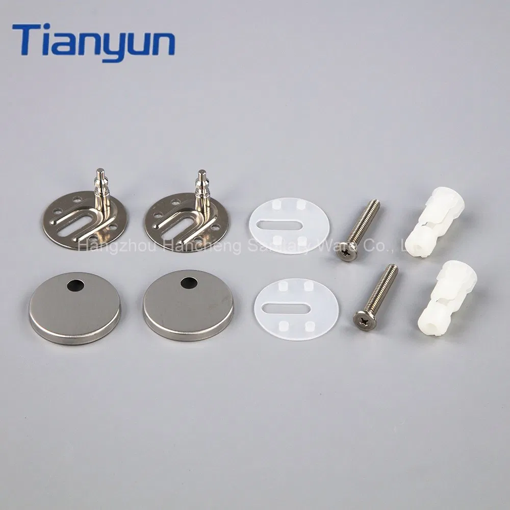 Toilet Bowl Accessory Set Bolts Nuts Hinges Screw Connectors Bidet Bolts-Quick-Fastening Base Mounting