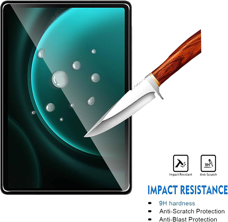High Quality Clear HD Tempered Glass Screen Protector for Samsung Galaxy Tab S9 Fe Plus 12.4 Inch 2023