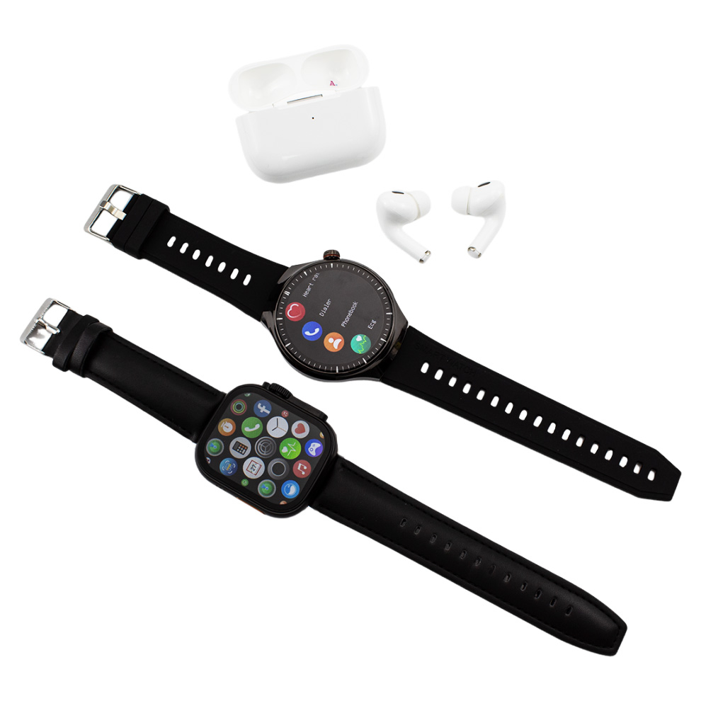 High Quality I80 Suit Double Smart Watches Wwth Earphones PRO2ND 2.01inch Ultra APP Watch