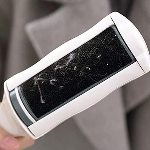 Anti-Static Pet-Hair Sticky Cleaning Tools Portable Fluff Remover Brush Double-Sided Lint Roller