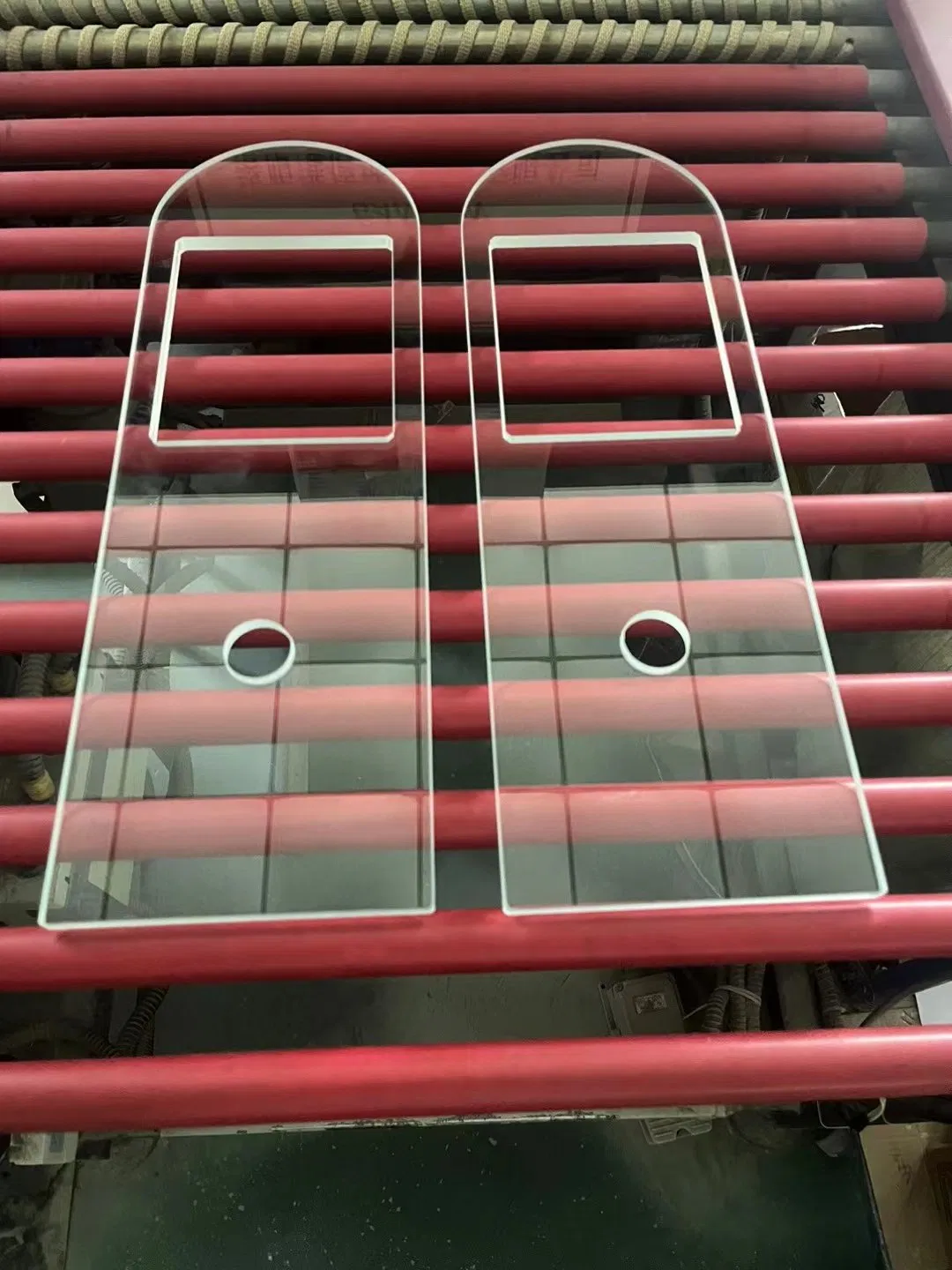 Пластина из боросиликатного стекла Pyrex с печатью