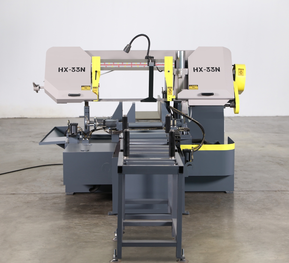 Ленточная пила по металлу вертикальная двойная