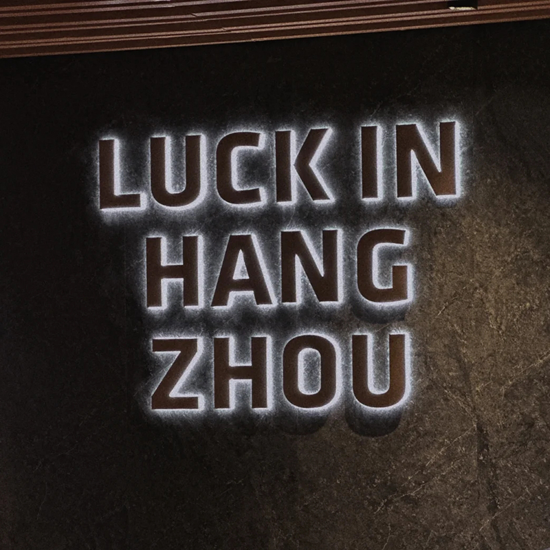 Ezd Stainless Steel Laser Cut Illuminated Backlit Advertising Channel Letters