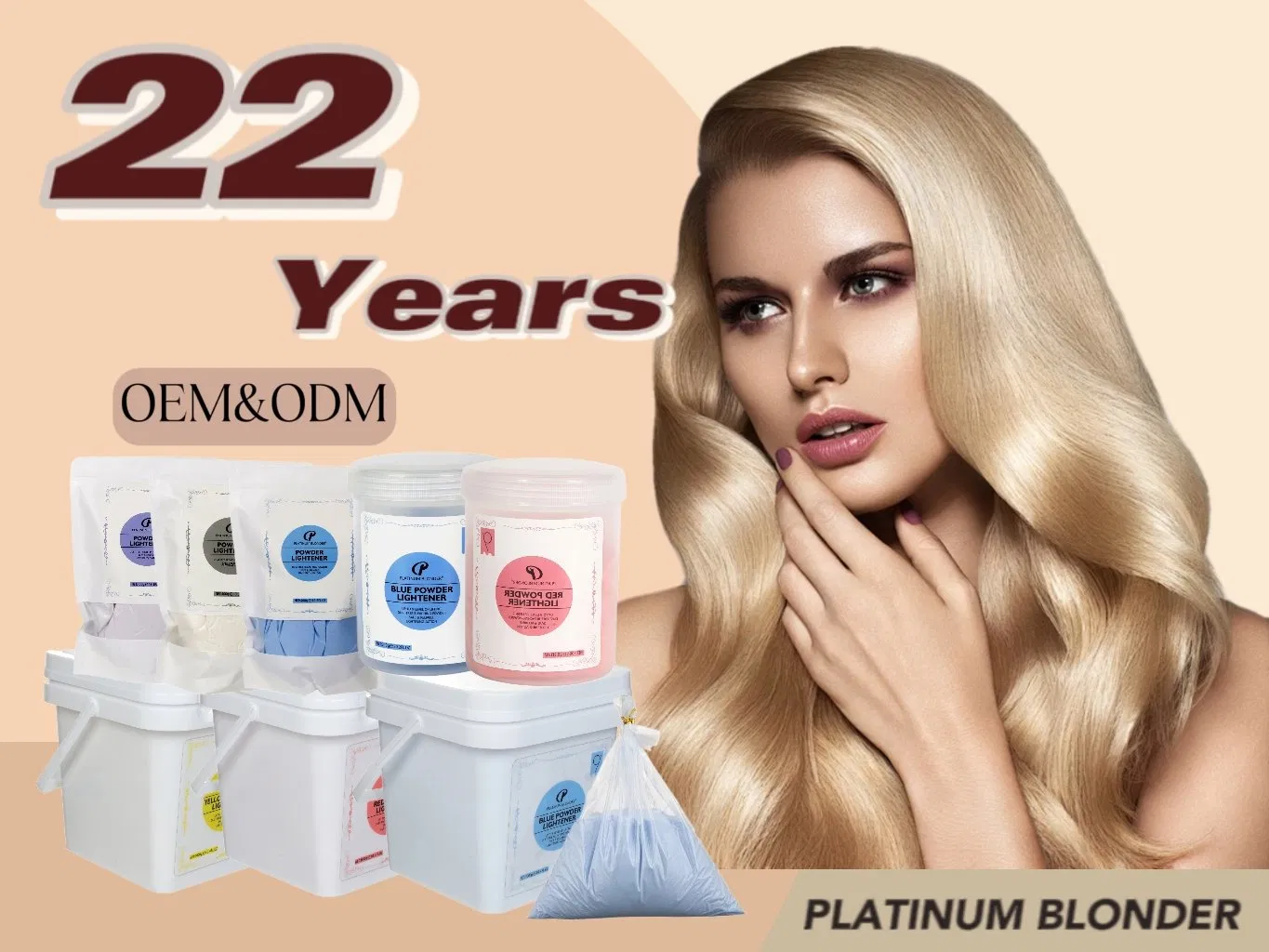 Original Hair Bleach Powder Manufacturer Offer You GMPC Tested Bulk Dust Free Hair Bleaching Powder at Factory Price