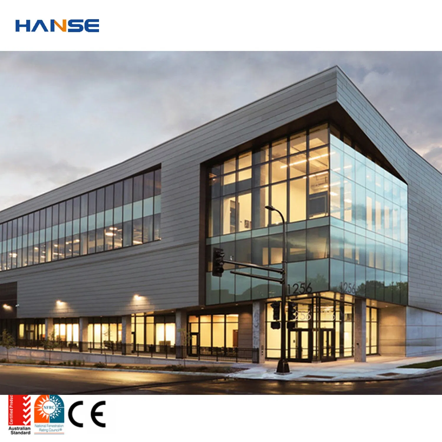 Building Material Cladding Aluminium Exterior Shopping Mall Mirror Glass Curtain Wall