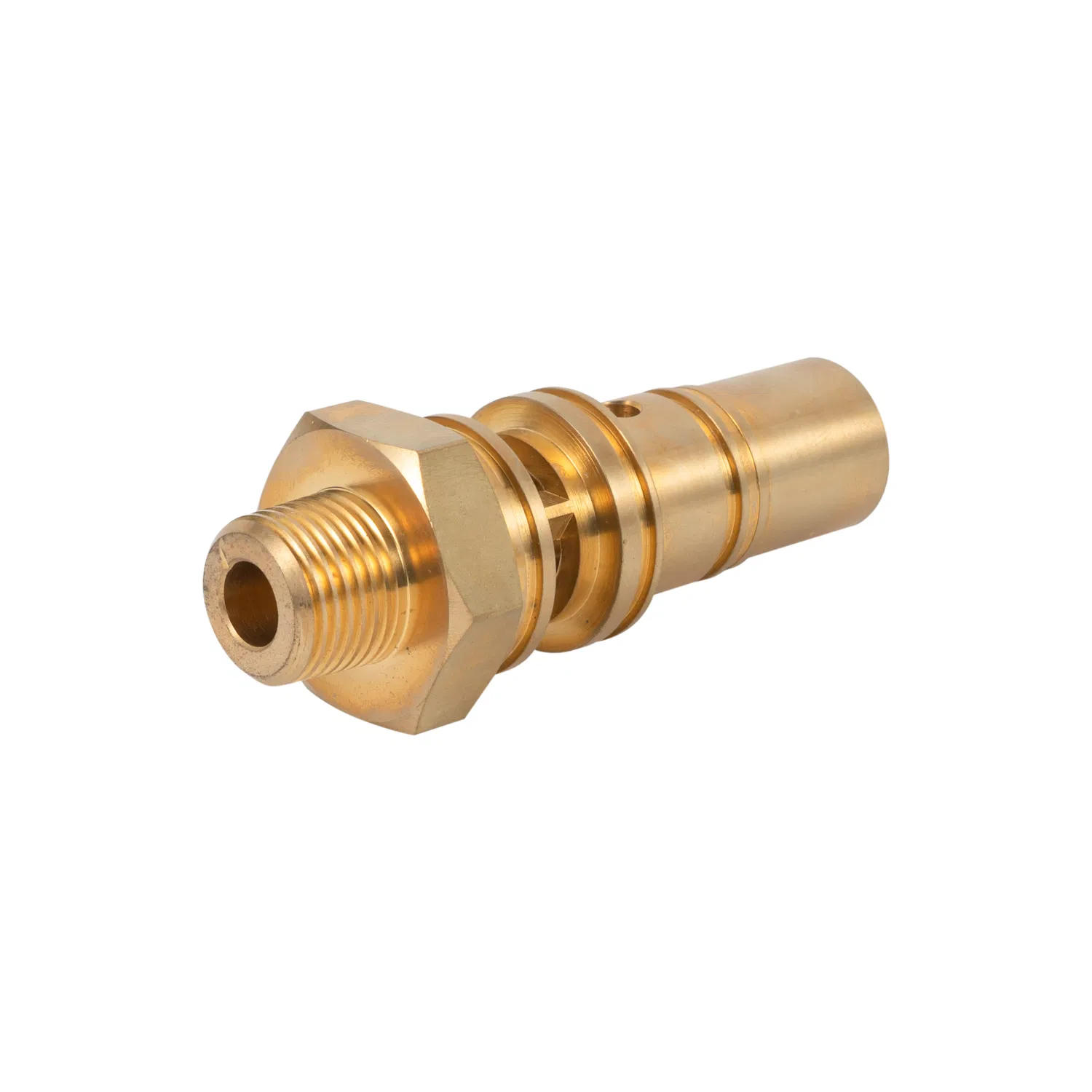 Direct China Factory Customized Brass Parts Precision CNC Machining C3601 Brass Coupling