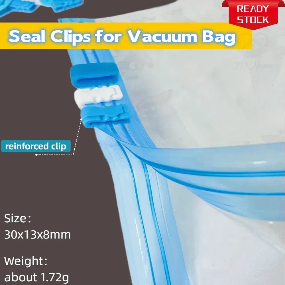 Wholesale Custom Vacuum Storage Bag Plastic Slider Clips