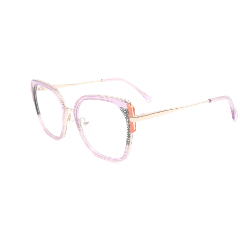 2025 Retro Butterfly Elegant Eyeglasses Spring Hinge Transparent Acetate Eyewear