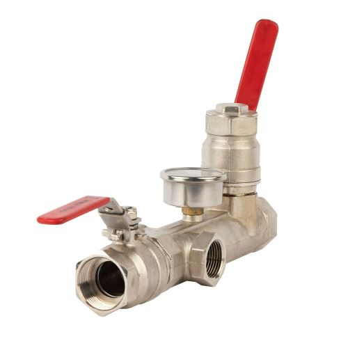 Brass Bespoke Manifolds for Fire Control Protection System with Gauge