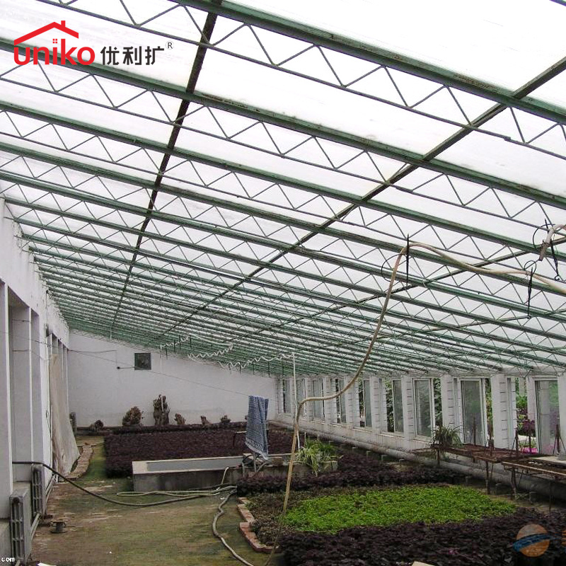 PC Hollow Polycarbonate Sheets for Gardens Greenhouse Plastic Roofing Sheet