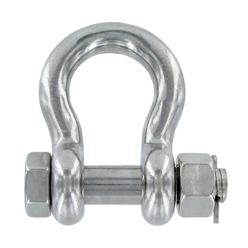 High-Strengths Steel Hardware Forged D Pin Bow Shackle for Towing