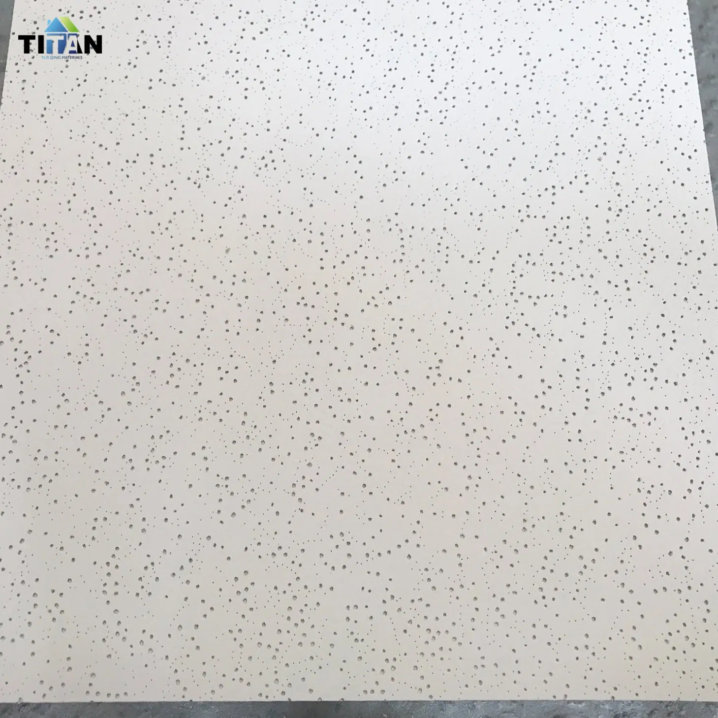 High Nrc Acoustic Cielo Falso Fibra Mineral Fiber Drop Black Ceiling Tiles