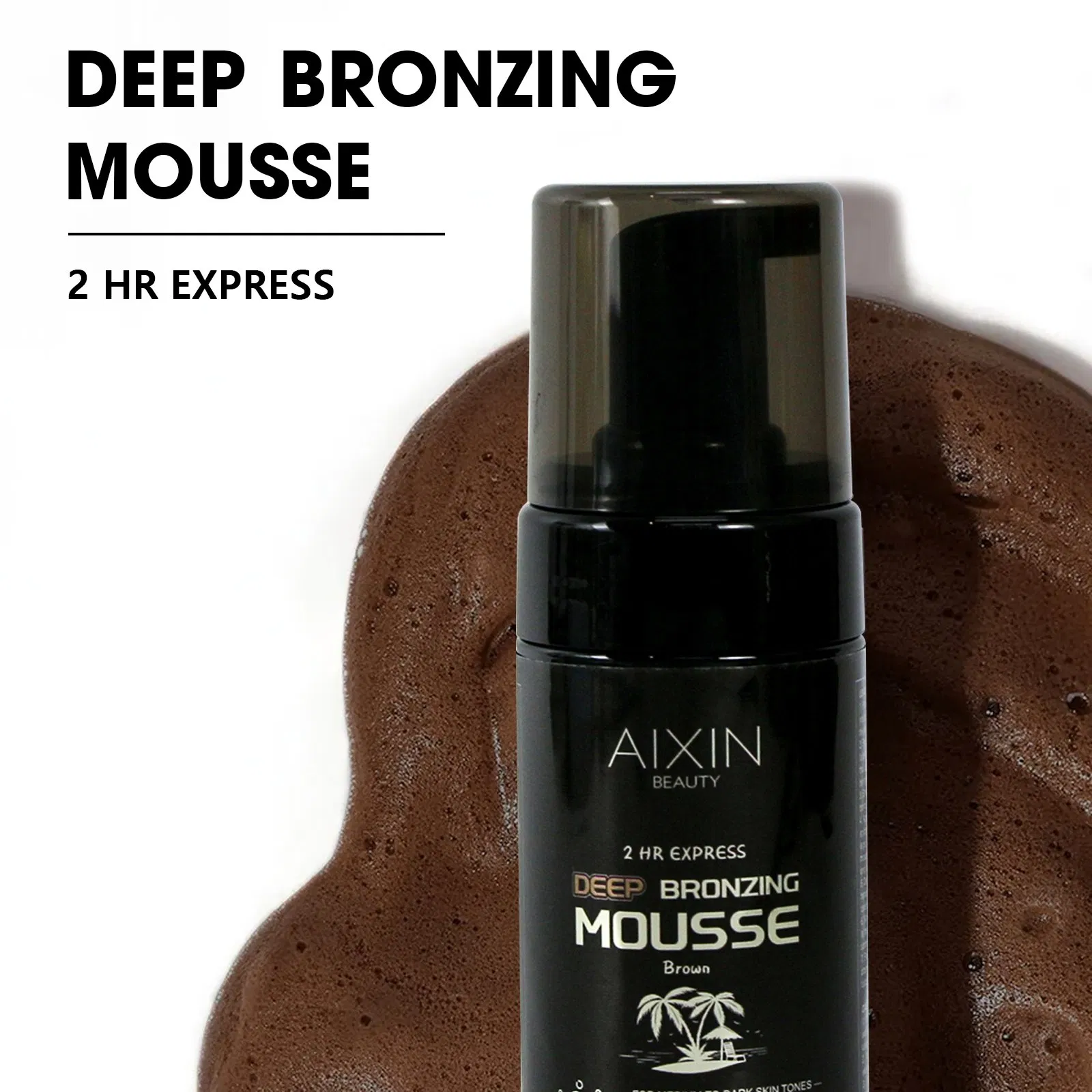 Beauty Cosmetics Accelerate Natural Self-Blackening Non-Drying Moisture Medium Bronzing Mousse