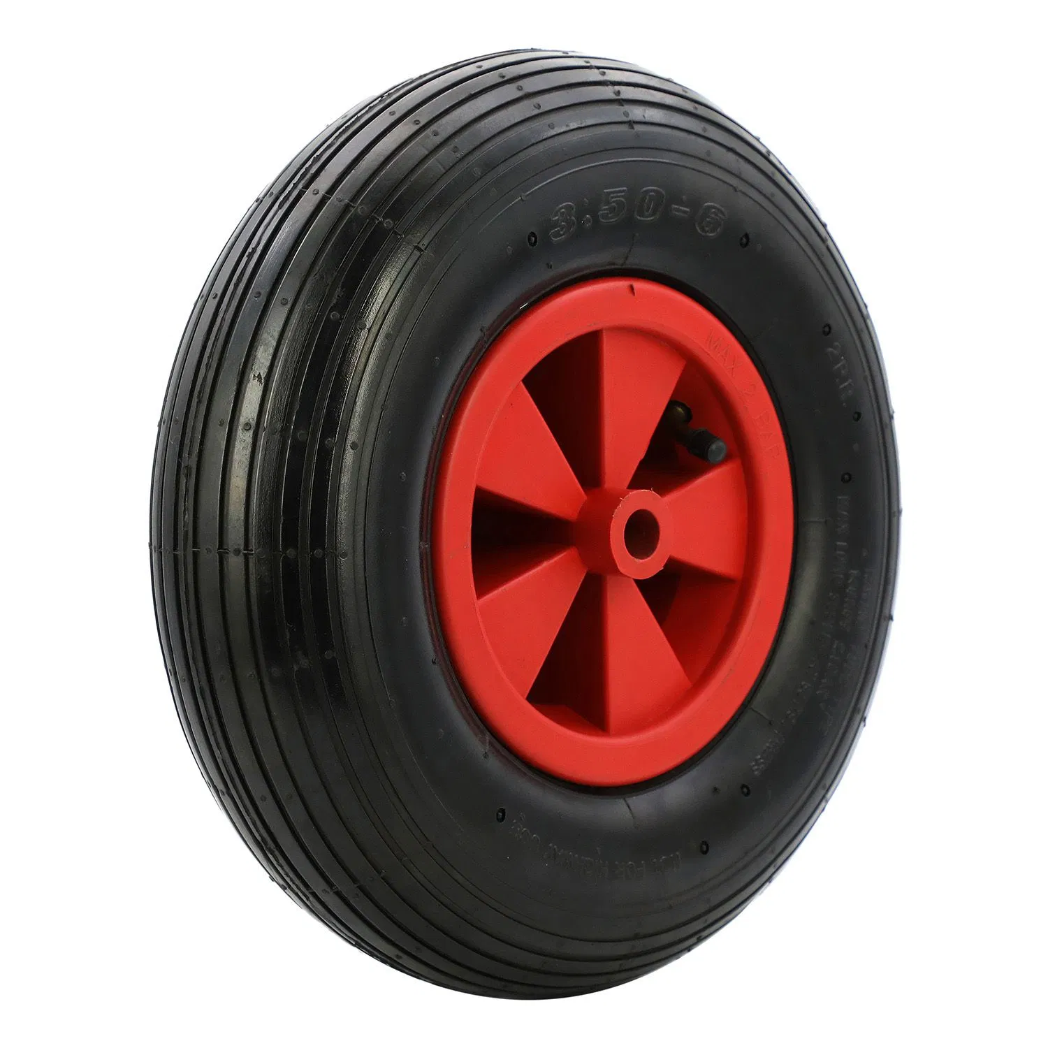 Hand Truck Trolley Air Tyre Wheel Barrow Pneumatic PU Solid Rubber Tyre