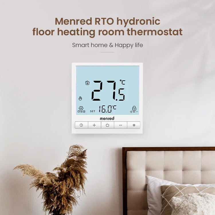 Menred Hydronic Floor Heating Room Diqital Programmable Thermostat