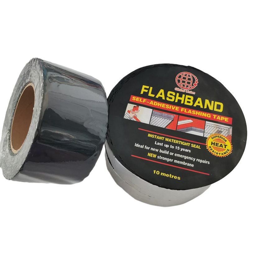 Customized Logo Design Bitumen Tape Grey Aluminum Foil Flashing Sealing Tape for Repair