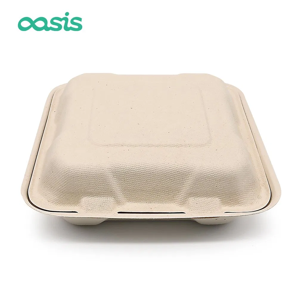 Биоразлагаемый контейнер для еды из сахарного тростника