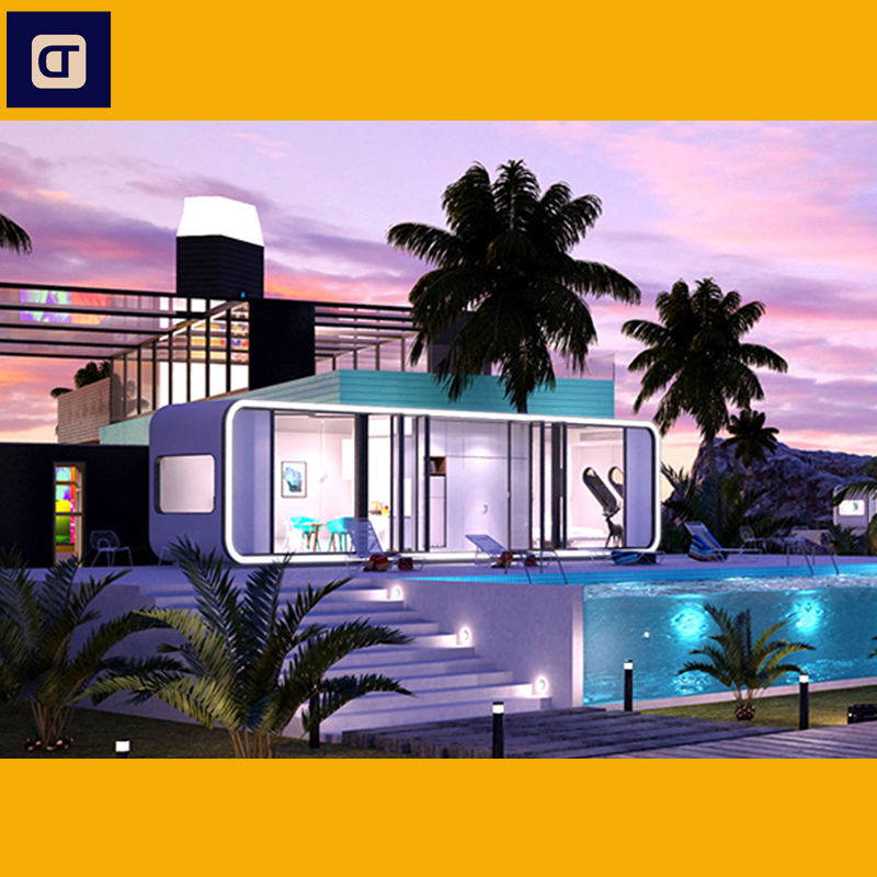 Outdoor Garden Pod Movable Type Prefab House Office Pod