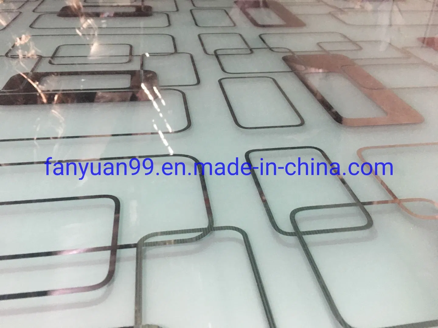 Titanium Coated Decorative Glass Iridescent Art Glass for Decoration/Furniture/Window and Door