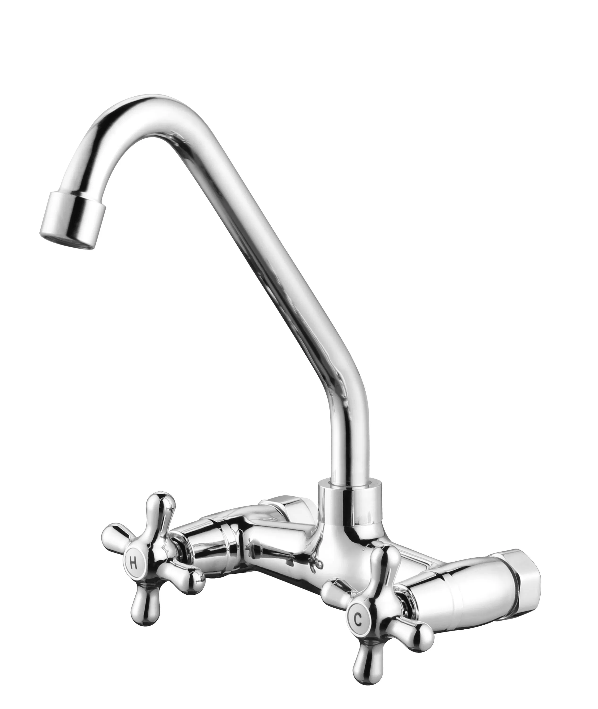 6 Inch Plastic Faucet Shower Faucet Double Handle J-6005