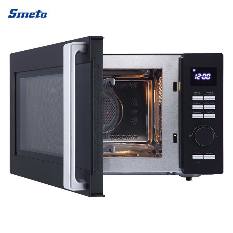Smeta 110V 20L 700W Black Glass Turntable Digital Control Microwave Oven
