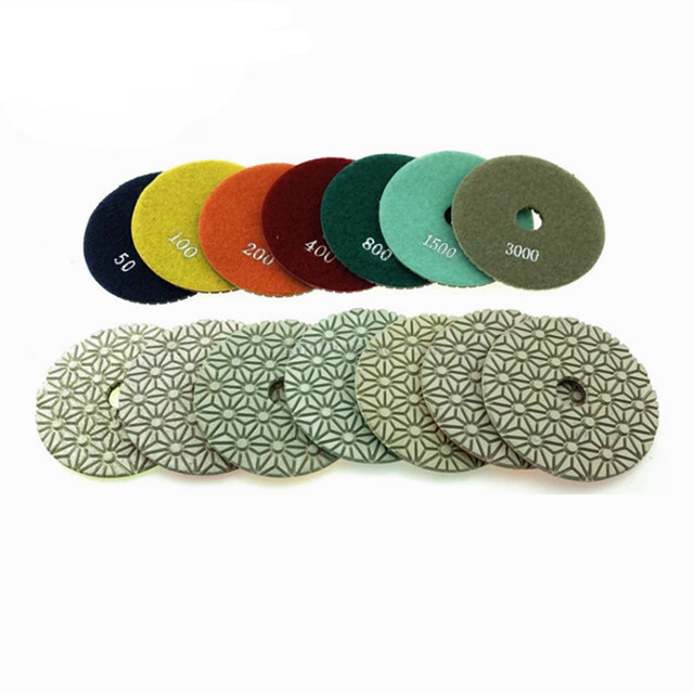 Premium Flexible Resin Bond Wet Polishing Pads for Stone Surfaces
