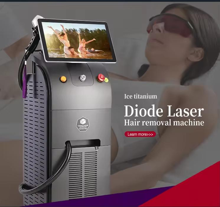 2024 Latest 808nm Laser Diode Hair Removal 755 808 1064 Diode Laser Machine Price