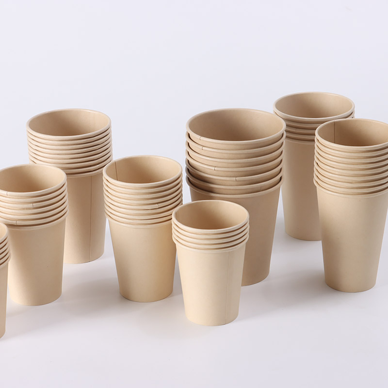 Бумажный стакан 12oz из бамбука, одноразовый