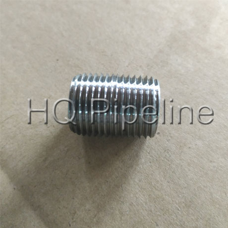 Galvanized Carbon Steel/Stainless Steel Threaded Pipe Fittings Sch40, Sch80 NPT Thread Barrel Nipples