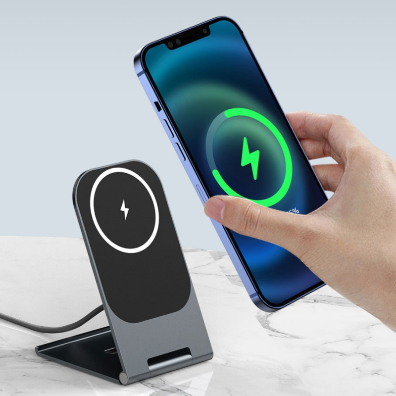 Premium Aluminum Alloy Magsafe Wireless Charging Phone Holder