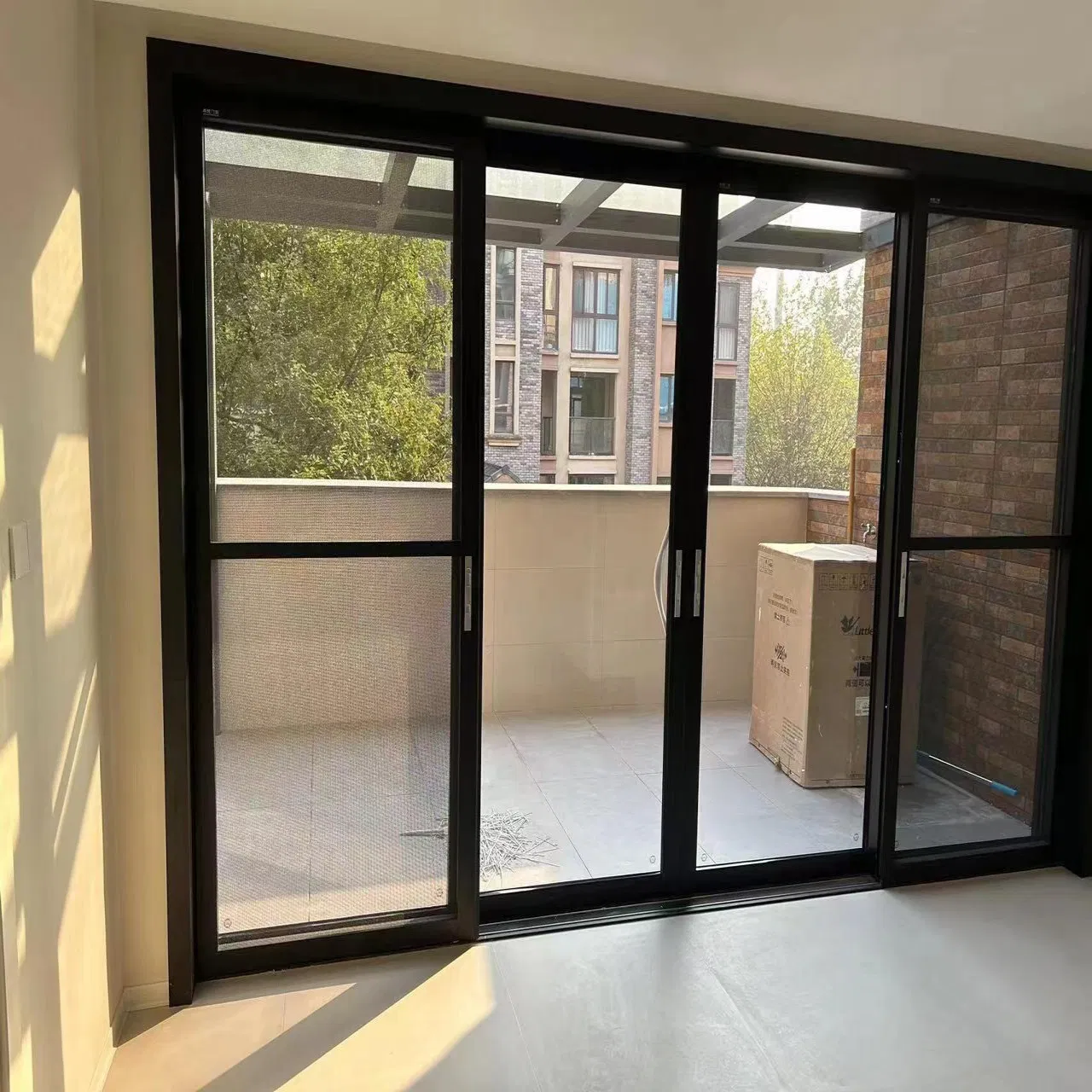 Горизонтальная алюминиевая стеклянная дверь Win-Star AS-2047