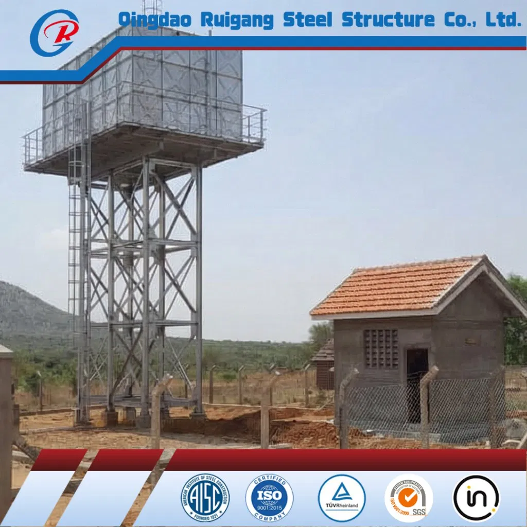 Hot Selling Galvanizing Steel Structure Tower Water Tank Stand