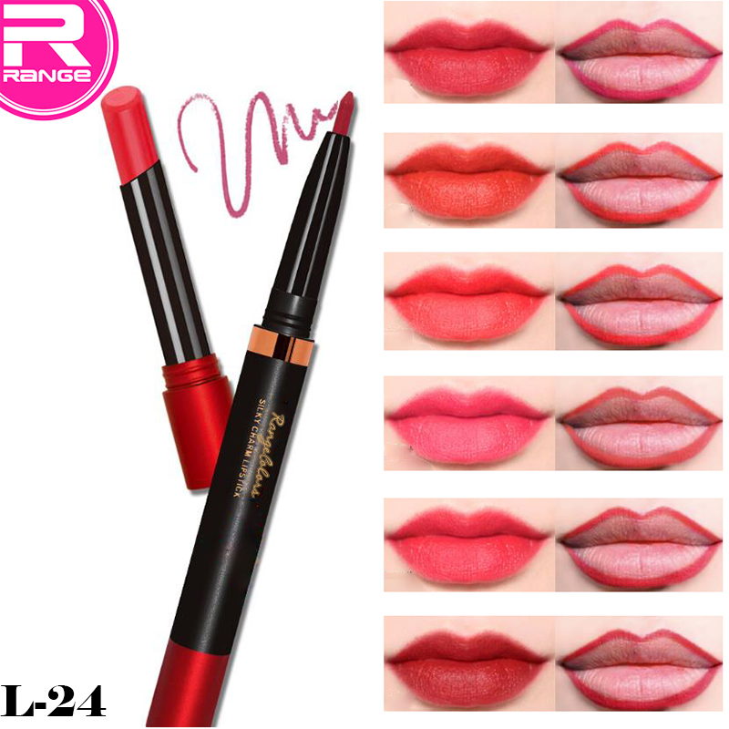Multiple Duo Ends Makeup Lip Liner and Lipstick Pencil Cosmetic Pencil