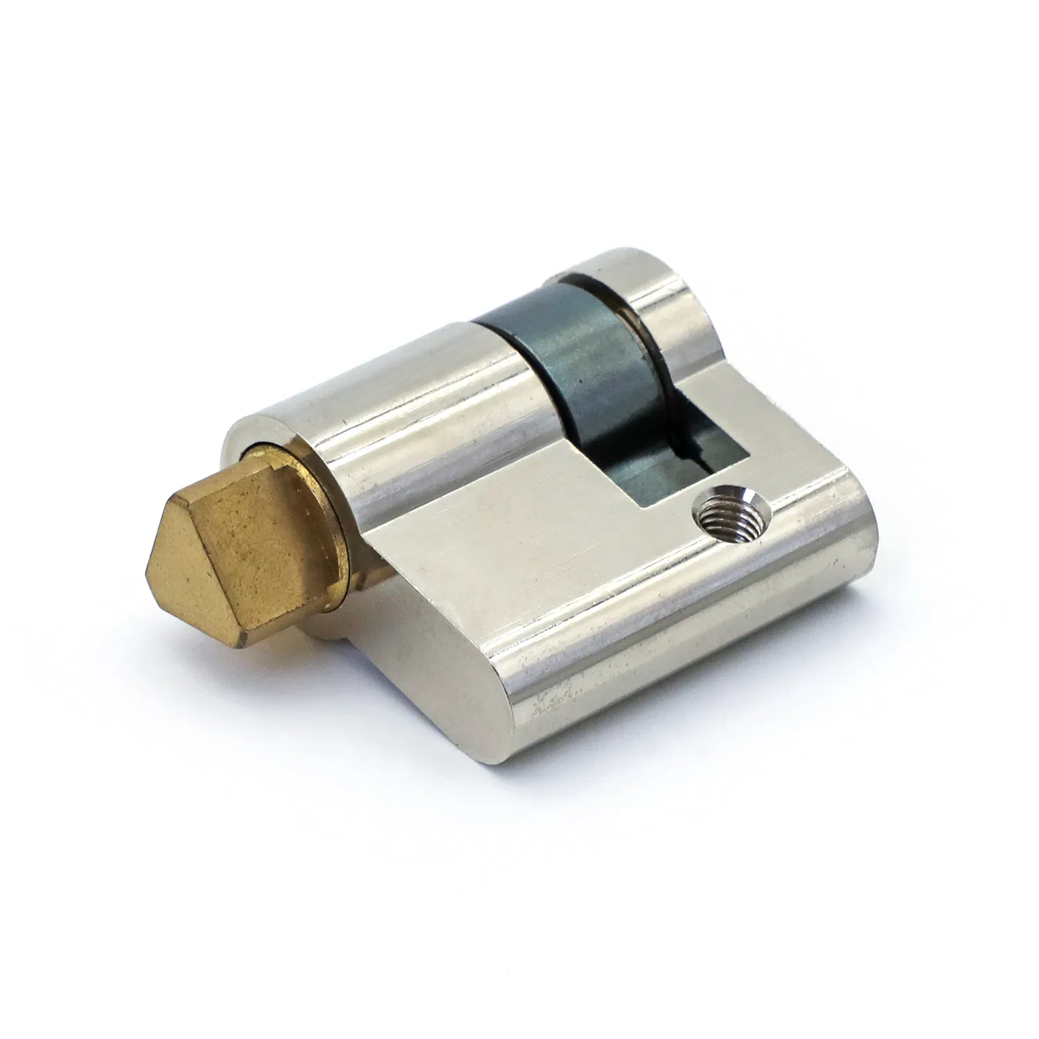 Multi Functional Knob Half Open Brass One Side Key Door Lock Cylinder