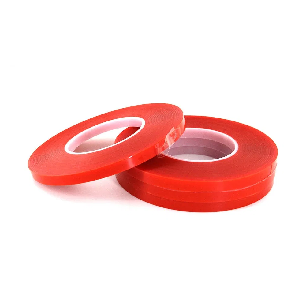Transparent Strong Adhesive Polyester Tape with Solvent Glue and Double Sided Stickiness