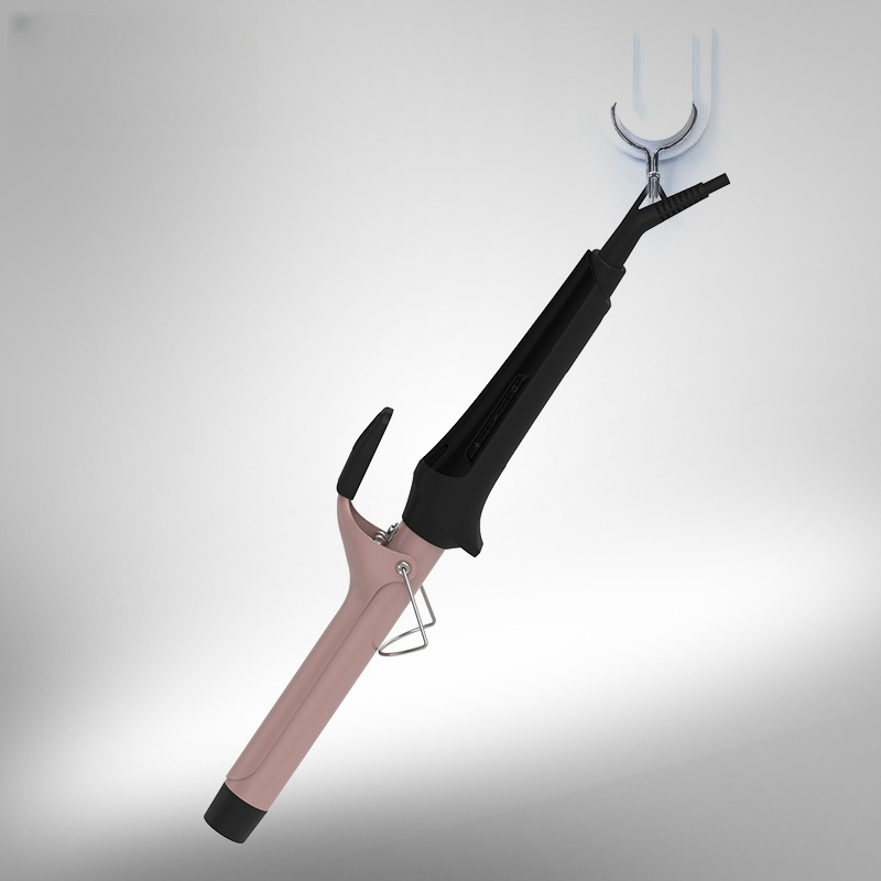 Brand Custom LCD Display PTC Ceramic Heater 25mm Wave Hair Curling Iron Hair Curler