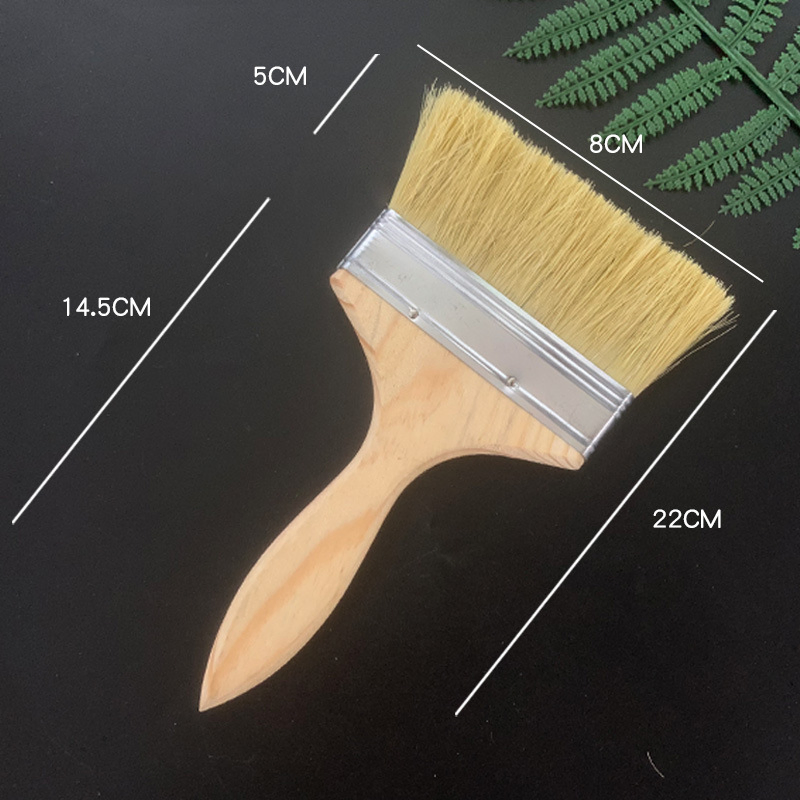 Premium Bulk Paint Brush with Wooden Handle Painting Flat Paint Brush