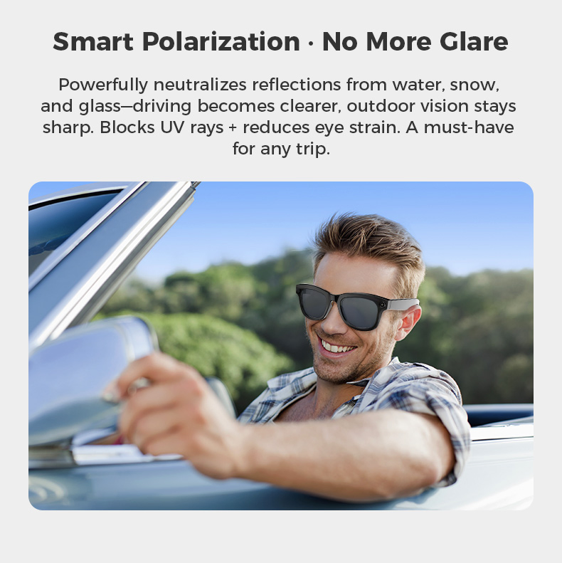 5MP Ai Photography Glasses, Intelligent Camera, Video Recording, Photography, Translation, Conference Glasses, 1080P, Bluetooth, Wireless WiFi, Sunglasses
