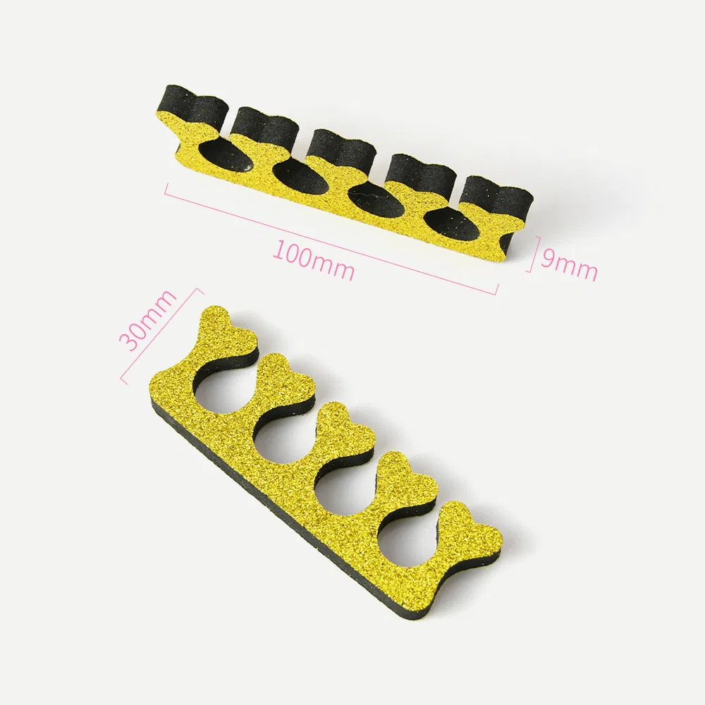 Heart Design Manicure Accessories Tools EVA Finger Nail Anti Touch Foot Care Gel Toe Separator