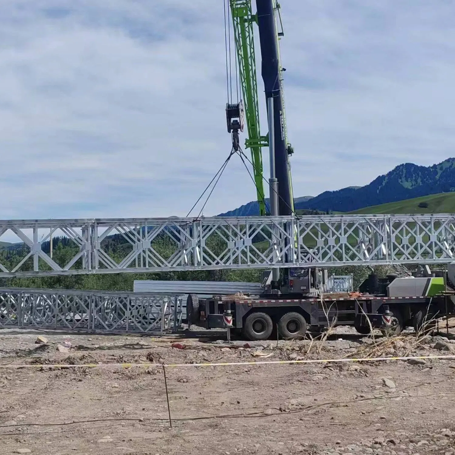 Factory Direct Sales Prefab Portable Steel Structure Temporary Bailey Bridges