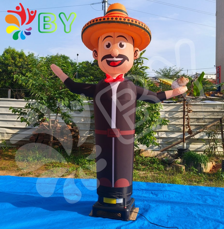 Advertising Promotional Inflatable Tube Sky Dancer Customized Air Dancer Inflatable Wave Man One or Two Legs