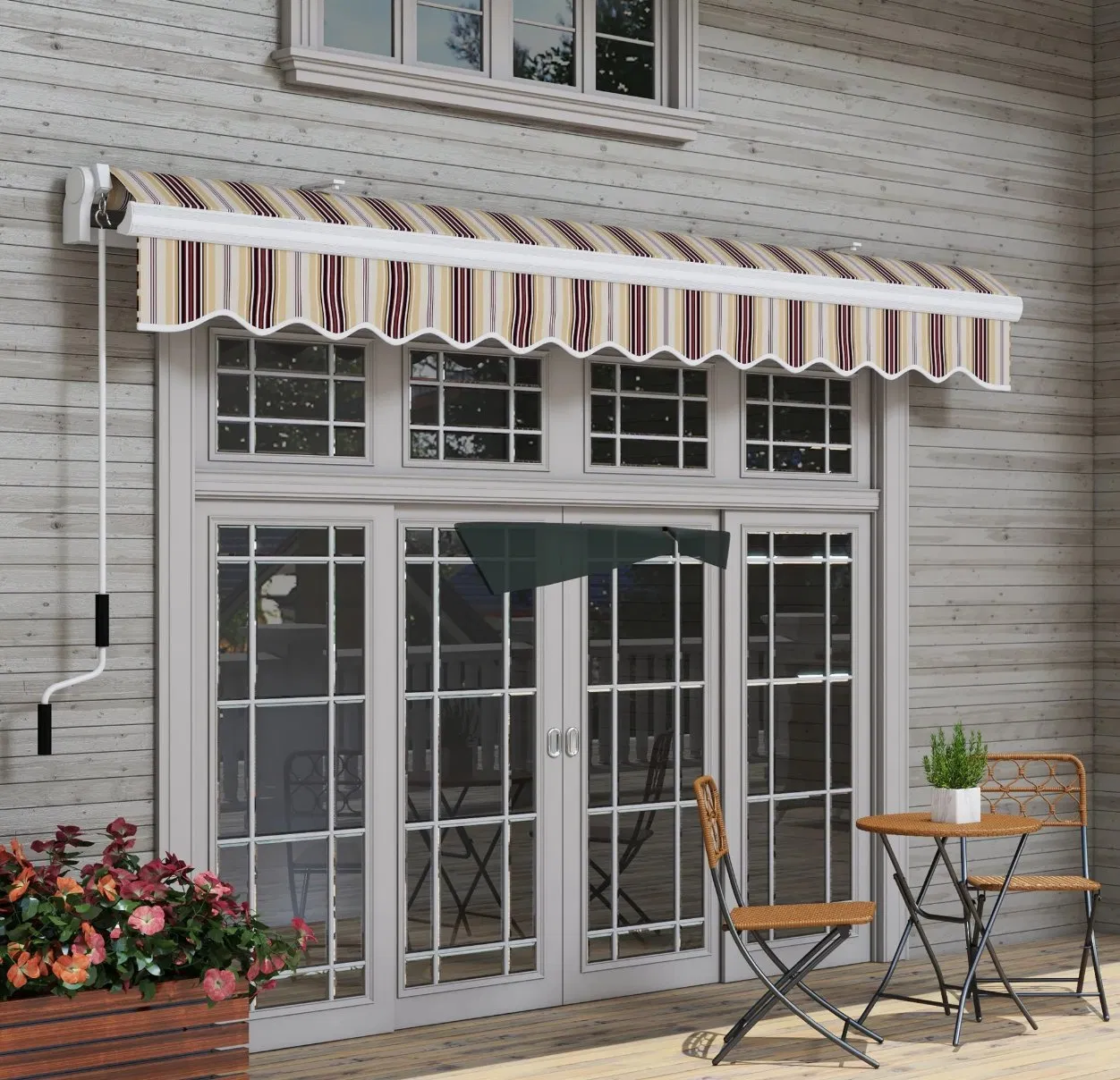 High Quality Waterproof Retractable Awning for Balcony and Terrace Use