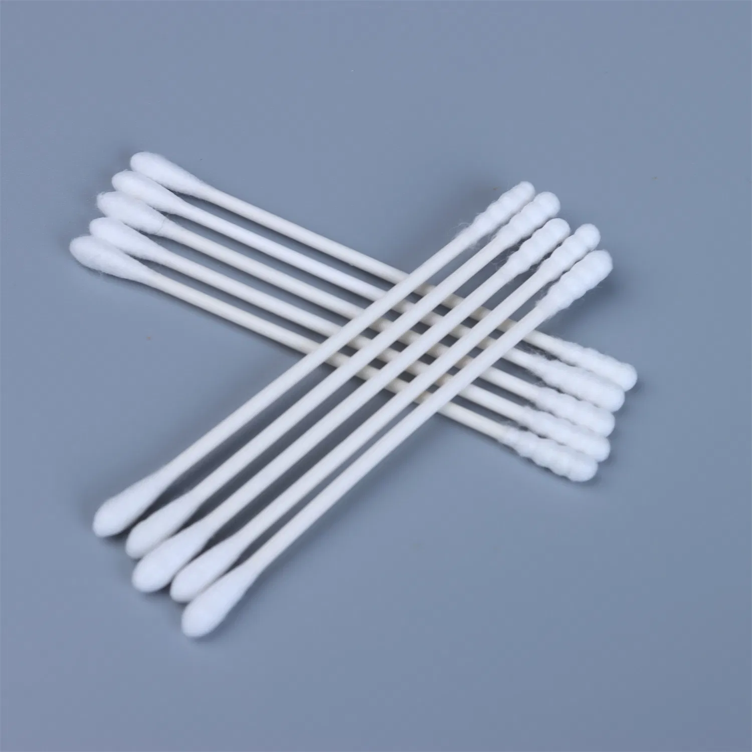 Factory Directly Sale Paper Stick Cotton Buds Double Round Head Cotton Swabs