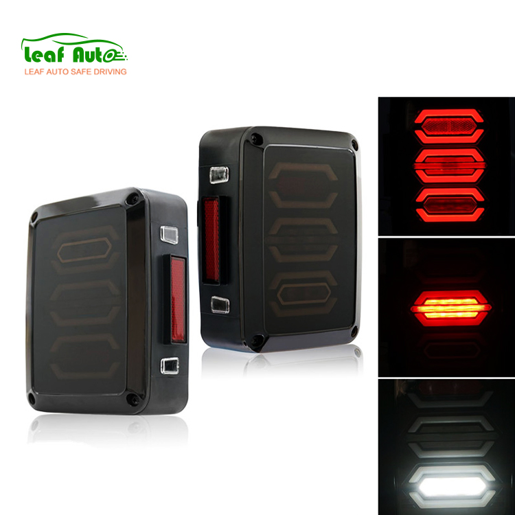 Дымчатые задние фонари LED для Jeep Wrangler JK 2007-2017