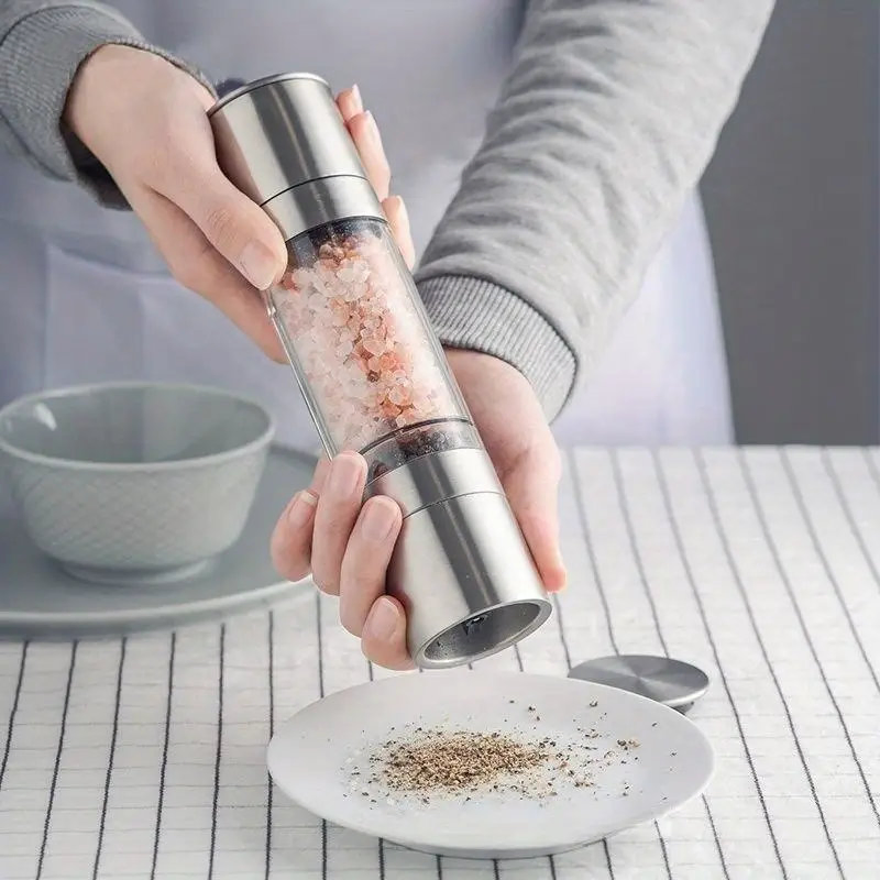 Factory Supplier Stainless Steel Salt Pepper Grinder Kitchen Hand Tools Salt Pepper Grinder Gadgets